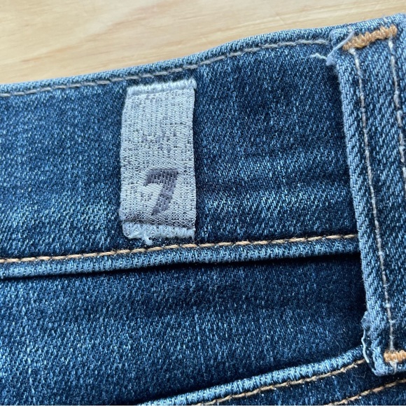 7 For All Mankind Slimmy Jeans Men’s Size 40 Blue Tapered Excellent Condition - Picture 7 of 11